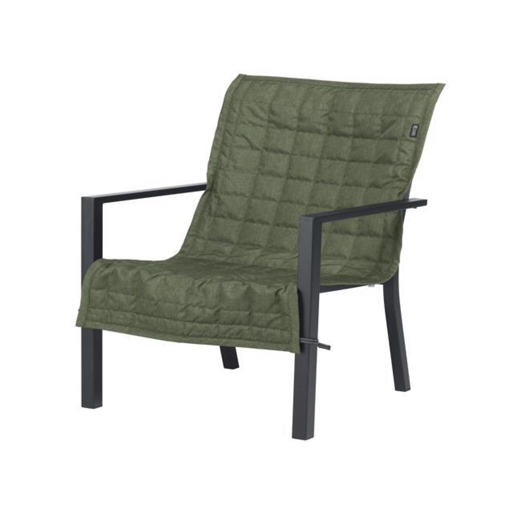 Classic Accessories, Chair Slip Cover, Cover Type Patio Chair, Primary Color Green, Primary Material Polyester, Model# 56-014-011101-RT